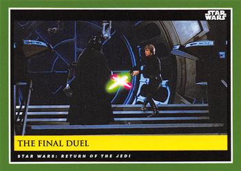2018-19 Topps Star Wars Galactic Moments Countdown to Episode IX #50 The Final Duel Front