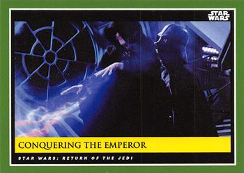 2018-19 Topps Star Wars Galactic Moments Countdown to Episode IX #51 Conquering The Emperor Front