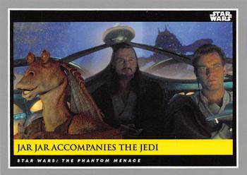 2018-19 Topps Star Wars Galactic Moments Countdown to Episode IX #57 Jar Jar Accompanies the Jedi Front