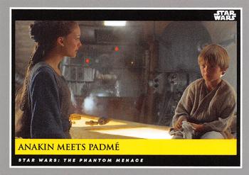 2018-19 Topps Star Wars Galactic Moments Countdown to Episode IX #59 Anakin Meets Padme Front