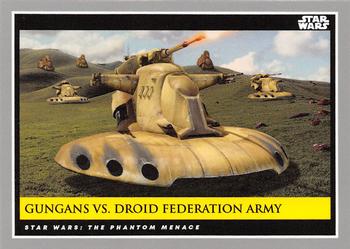 2018-19 Topps Star Wars Galactic Moments Countdown to Episode IX #65 Gungans vs. Droid Federation Army Front