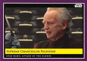 2018-19 Topps Star Wars Galactic Moments Countdown to Episode IX #73 Supreme Chancellor Palpatine Front