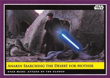 2018-19 Topps Star Wars Galactic Moments Countdown to Episode IX #77 Anakin Searching the Desert for Mother Front