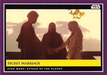 2018-19 Topps Star Wars Galactic Moments Countdown to Episode IX #87 Secret Marriage Front