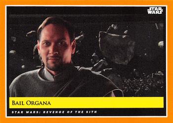 2018-19 Topps Star Wars Galactic Moments Countdown to Episode IX #91 Bail Organa Front