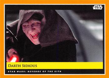 2018-19 Topps Star Wars Galactic Moments Countdown to Episode IX #97 Darth Sidious Front