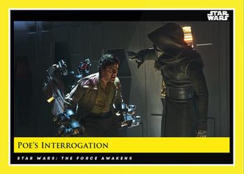 2018-19 Topps Star Wars Galactic Moments Countdown to Episode IX #107 Poe's Interrogation Front