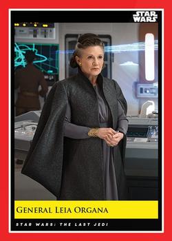 2018-19 Topps Star Wars Galactic Moments Countdown to Episode IX #124 General Leia Organa Front