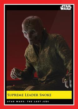 2018-19 Topps Star Wars Galactic Moments Countdown to Episode IX #127 Supreme Leader Snoke Front