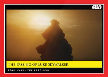 2018-19 Topps Star Wars Galactic Moments Countdown to Episode IX #141 The Passing of Luke Skywalker Front