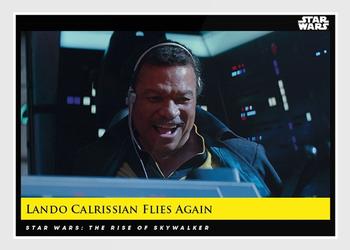 2018-19 Topps Star Wars Galactic Moments Countdown to Episode IX #144 Lando Calrissian Flies Again Front