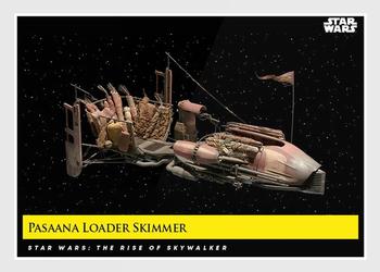 2018-19 Topps Star Wars Galactic Moments Countdown to Episode IX #155 Pasaana Loader Skimmer Front
