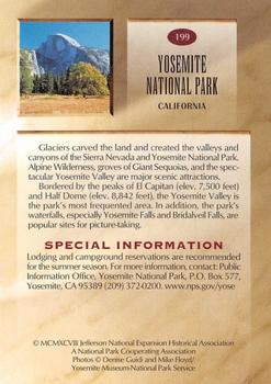 1998 National Parks Collection 2nd Edition #199 Yosemite National Park Back
