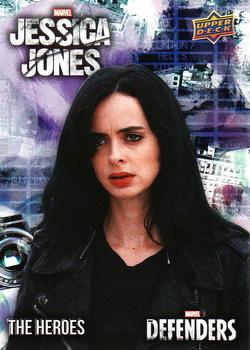2018 Upper Deck Marvel's The Defenders - The Heroes Jessica Jones #TH-JJ8 I Need Your Help Front