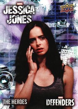 2018 Upper Deck Marvel's The Defenders - The Heroes Jessica Jones #TH-JJ12 How Can I Help You? Front