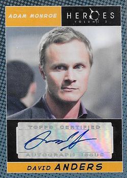 2008 Topps Heroes Volume 2 - Autographs #NNO David Anders Front