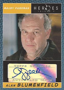 2008 Topps Heroes Volume 2 - Autographs #NNO Alan Blumenfield Front