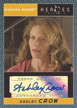 2008 Topps Heroes Volume 2 - Autographs #NNO Ashley Crow Front