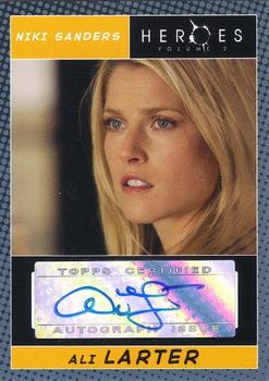 2008 Topps Heroes Volume 2 - Autographs #NNO Ali Larter Front