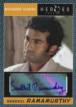 2008 Topps Heroes Volume 2 - Autographs #NNO Sendhil Ramamurthy Front