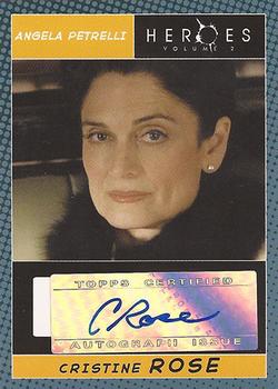 2008 Topps Heroes Volume 2 - Autographs #NNO Cristine Rose Front