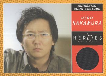 2008 Topps Heroes Volume 2 - Show Worn Costumes #NNO Hiro Nakumura Front