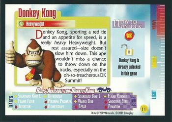 2009 Enterplay Mario Kart Wii #11 Donkey Kong Back