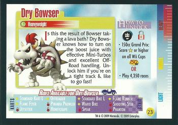 2009 Enterplay Mario Kart Wii #23 Dry Bowser Back