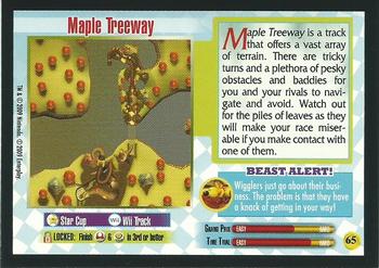 2009 Enterplay Mario Kart Wii #65 Maple Treeway Back