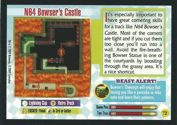 2009 Enterplay Mario Kart Wii #72 N64 Bowser's Castle Back