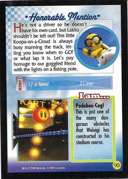 2009 Enterplay Mario Kart Wii #90 Lakitu: The Unsung Hero Back