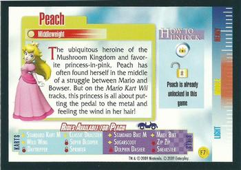 2009 Enterplay Mario Kart Wii - Foil Cards #F7 Peach Back