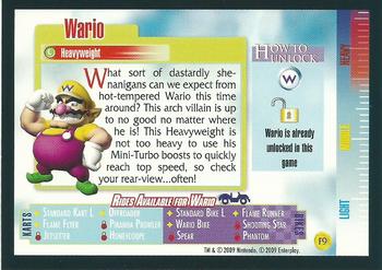 2009 Enterplay Mario Kart Wii - Foil Cards #F9 Wario Back