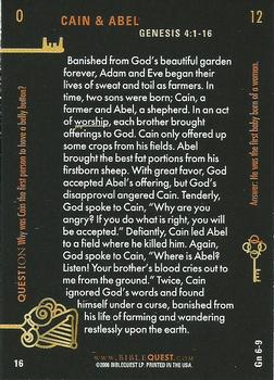 2007 BibleQuest #NNO Cain & Abel Back