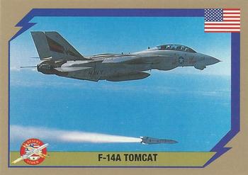 1991 America's Major Players Desert Storm Weapon Profiles Victory Edition #11V F-14A Tomcat Front