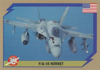 1991 America's Major Players Desert Storm Weapon Profiles Victory Edition #16V F/A-18 Hornet Front