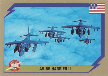 1991 America's Major Players Desert Storm Weapon Profiles Victory Edition #40V AV-8B Harrier II Front