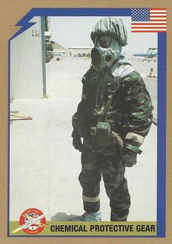 1991 America's Major Players Desert Storm Weapon Profiles #5 Chemical Protective Gear Front