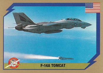 1991 America's Major Players Desert Storm Weapon Profiles #11 F-14A Tomcat Front