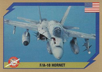 1991 America's Major Players Desert Storm Weapon Profiles #16 F/A-18 Hornet Front