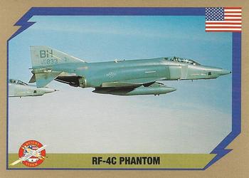 1991 America's Major Players Desert Storm Weapon Profiles #55 RF-4C Phantom Front