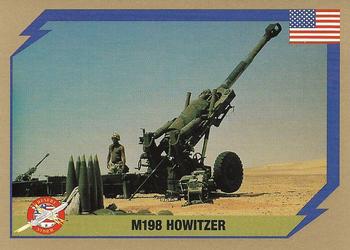 1991 America's Major Players Desert Storm Weapon Profiles #57 M198 Howitzer Front