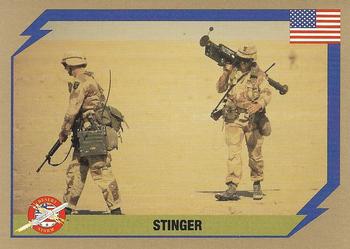 1991 America's Major Players Desert Storm Weapon Profiles #58 Stinger Front