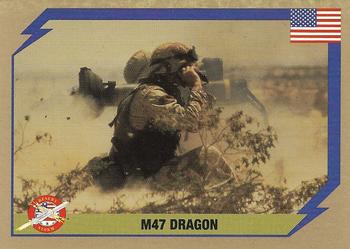 1991 America's Major Players Desert Storm Weapon Profiles #60 M47 Dragon Front