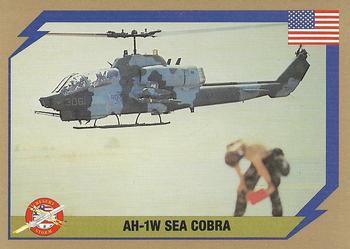 1991 America's Major Players Desert Storm Weapon Profiles #61 AH-1W Sea Cobra Front