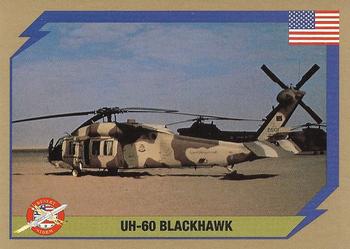 1991 America's Major Players Desert Storm Weapon Profiles #62 UH-60 Blackhawk Front