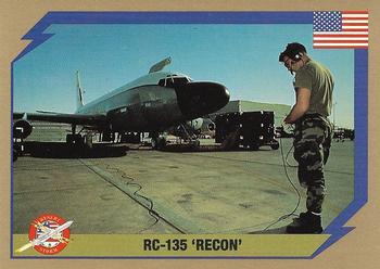 1991 America's Major Players Desert Storm Weapon Profiles #63 RC-135 'Recon' Front