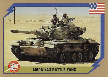 1991 America's Major Players Desert Storm Weapon Profiles #64 M60A1/A3 Battle Tank Front