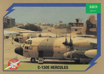 1991 America's Major Players Desert Storm Weapon Profiles #87 C-130E Hercules Front