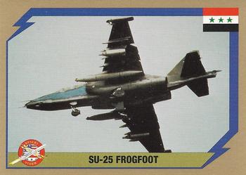 1991 America's Major Players Desert Storm Weapon Profiles #91 SU-25 Frogfoot Front